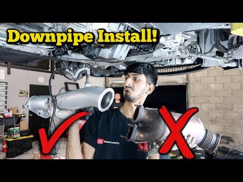 How To Install Downpipe On Your N55 BMW (VRSF DP on E82)