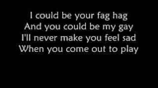 Lily Allen - Fag Hag (with lyrics)