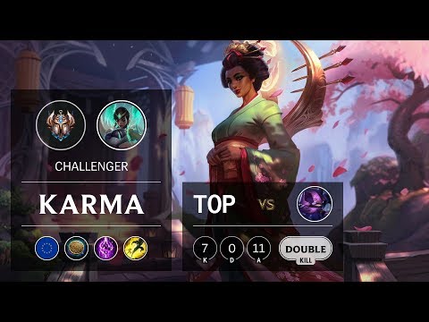 Karma Top vs Kennen - EUW Challenger Patch 9.12