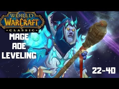 Classic WoW Horde Mage AOE Leveling Guide 22-40