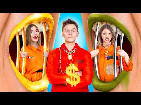 Estudante Rica vs Estudante Pobre na Cadeia! Apaixonei-me Por Um Milionário!