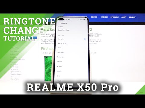 How to Change Ringtone in REALME X50 PRO 5G - Find Ringtone List