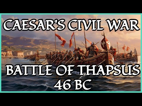 Caesar VS The Last Pompeian Forces | The Battle of Thapsus | Caesar's Civil War EP 06