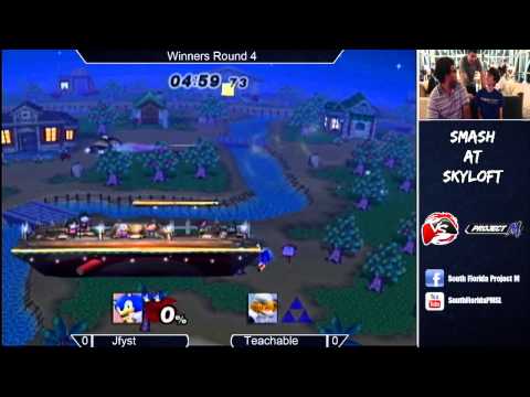 Smash @ Skyloft 8/28 - Winners Round 4 - Jfyst (Sonic) vs Teachable (Sheik/Fox)