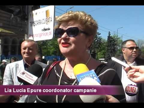 "Timisoara curata te roaga: nu arunca tigarile pe jos!"