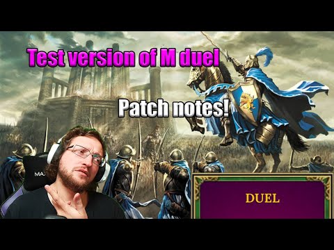 DUEL M test version. More FUN? More BALANCE? RIP Cove and Stronghold. Patch notes and change