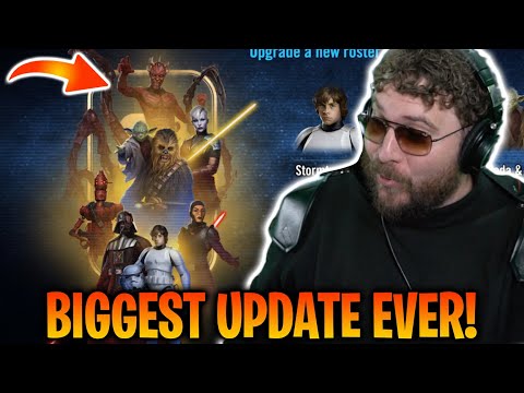 The BIGGEST Update in SWGoH EVER - Spider Leg Maul, NEW DARTH VADER, and More!