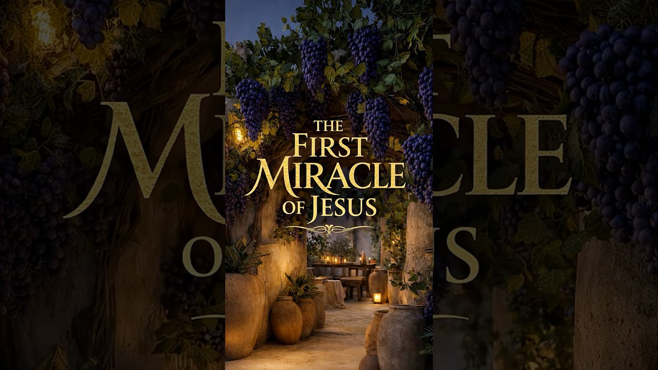“Jesus’ First Miracle — The Moment His Glory Was Revealed”