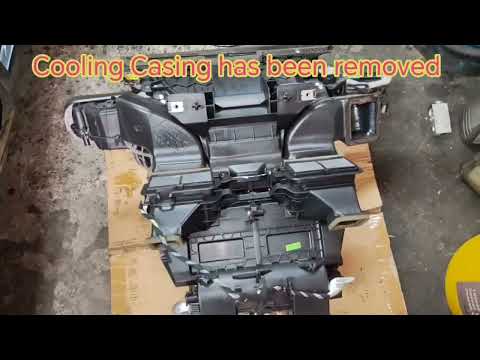 Renault Fluence aircon not cold but Dashboard removed and Cooling Coil Replacement. #evaporator 