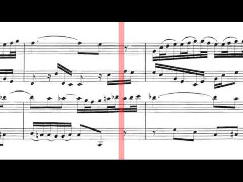 BWV 1044 - Triple Concerto in A Minor (Scrolling)