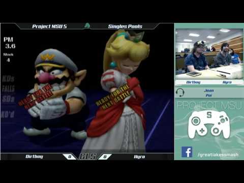 Project MSU 5 Pools - Dirtboy (Peach) vs. Hyro (Wario)