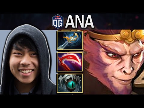 OG.ANA SMURF MONKEY KING WITH 22 KILLS & DESO - DOTA 2 7.31 GAMEPLAY