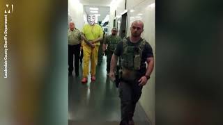 Palm Beach Mugshots being taken into custody by M3ta security team . Exclusive!!!