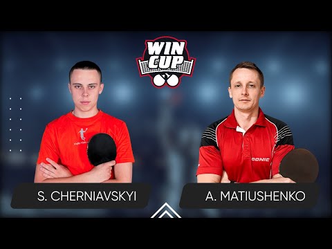 13:30 Serhii Cherniavskyi - Andrii Matiushenko West 3 WIN CUP 06.07.2024 | Table Tennis WINCUP
