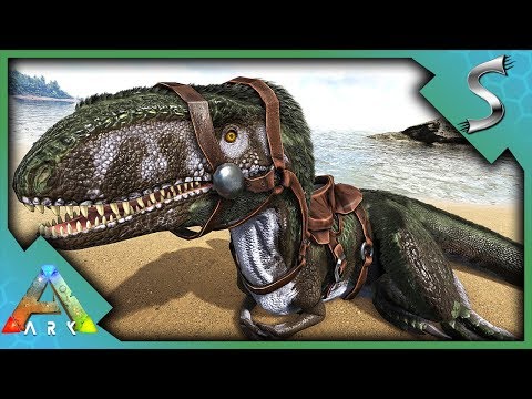 MEGALOSAURUS CAVE TAMING! BABY BREEDING & IMPRINT | NOCTURNAL MOUNT! | Ark: Survival Evolved [S2E75]