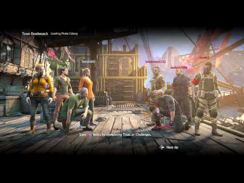 Uncharted 4 Multiplayer - Pirate Colony, Island - Deathmatch #1 (Warm Up)