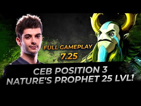 Ceb is 25 lvl Nature's Prophet - Dota 2 Replay Full Gameplay