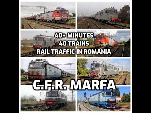 🔴 [40+ minutes] Trafic feroviar/ Rail traffic in Romania - C.F.R. MARFA