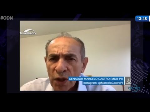 Senador Marcelo Castro comenta perda trágica de Firmino Filho durante sessão virtual 07 04 2021