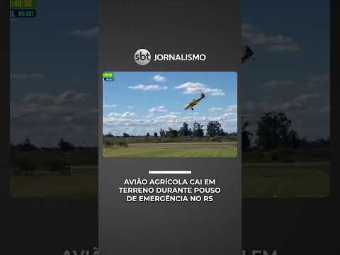 Piloto evita tragédia ao fazer pouso de emergência após pane em avião agrícola | #PrimeiroImpacto