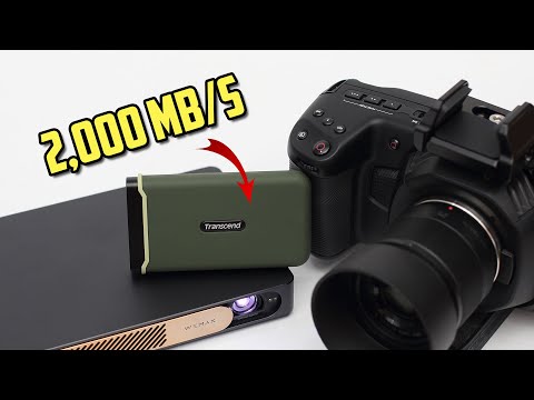 Transcend ESD380C Portable SSD Review - Great for PS5, XBOX, BMPCC 4K & 6K Pro?