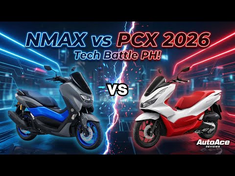 Yamaha NMAX Tech Max 2026 vs Honda PCX RoadSync 2026 – Tech Battle!