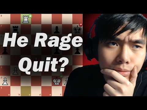 My Chess Opponent Rage Quit Against the Colle?