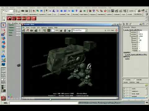 Pixar's Renderman Tutorial mit Autodesk/Alias Maya Version 8