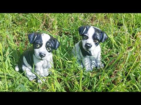 Cani Jack Russell in terracotta dipinti.🐶🎨❤