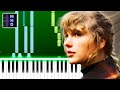 Taylor Swift - willow (Piano Tutorial Easy)