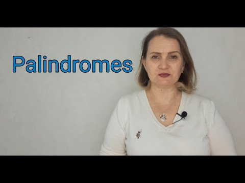 Palindromes in English