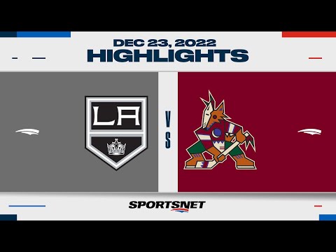 NHL Highlights | Kings vs. Coyotes - December 23, 2022 (SO)