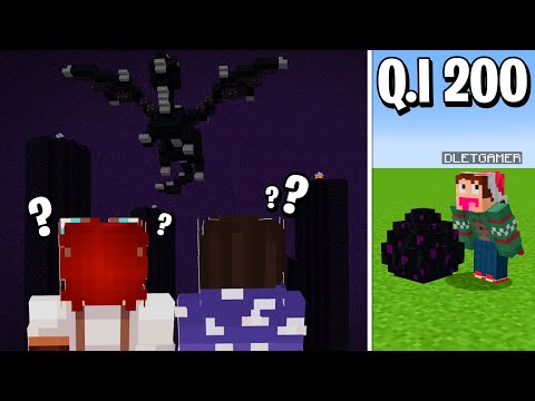 FIZ UM DRAGÃO FALSO NO THE END PRA ROUBAR O OVO