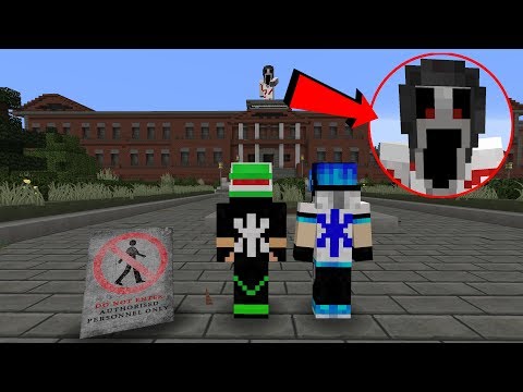 PULEI O MURO E ENTREI NA ESCOLA ASSOMBRADA NO MINECRAFT