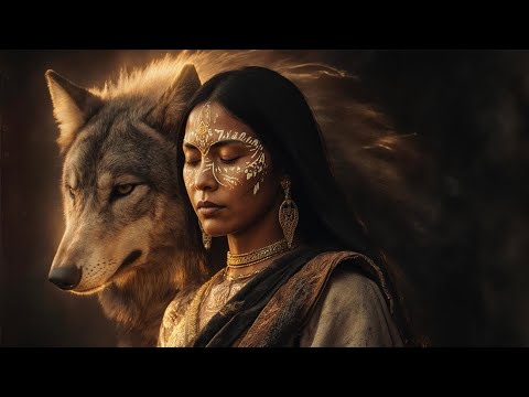 🌙 Lakota Shamanic Song – Tribute to the Wolves 🐺✨