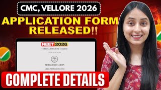 Download lagu CMC Vellore 2026 Application Form Out🔥 | Big News for NEET 2026 Aspirants #neet #neet2026 #update mp3 Download lagu CMC Vellore 2026 Application Form Out🔥 | Big News for NEET 2026 Aspirants #neet #neet2026 #update mp3