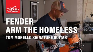 Video thumbnail for Tom Morello on his NEW Fender “Arm the Homeless” Guitar | Demo and Overview by Guitar Center