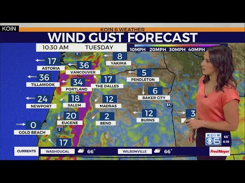 Weather forecast: Windy Tuesday morning fuels wildfire concerns