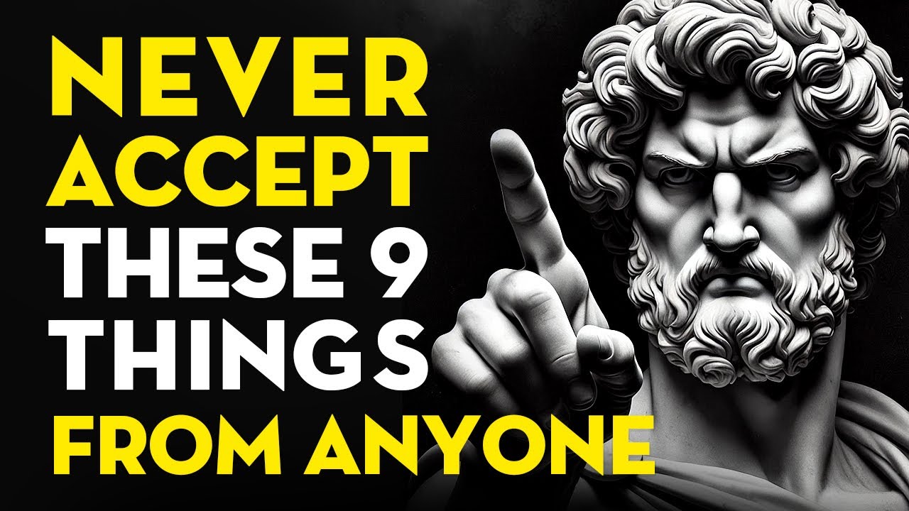 9 Things You Should NEVER Receive from ANYONE | Stoicism