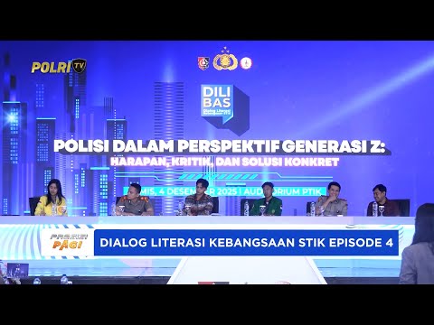 STIK LEMDIKLAT POLRI BERSAMA GENERASI MUDA PERKUAT SINERGI MELALUI DIALOG LITERASI KEBANGSAAN