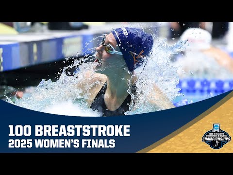 Women's 100 breaststroke | 2025 NCAA swimming championships