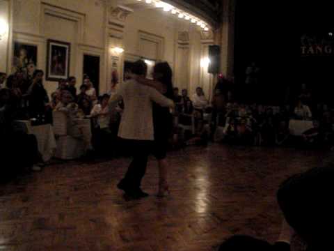  Ezequiel Paludi  and  Geraldine Rojas  are  dancing  to  the  tango  "  A Evaristo Carriego  "