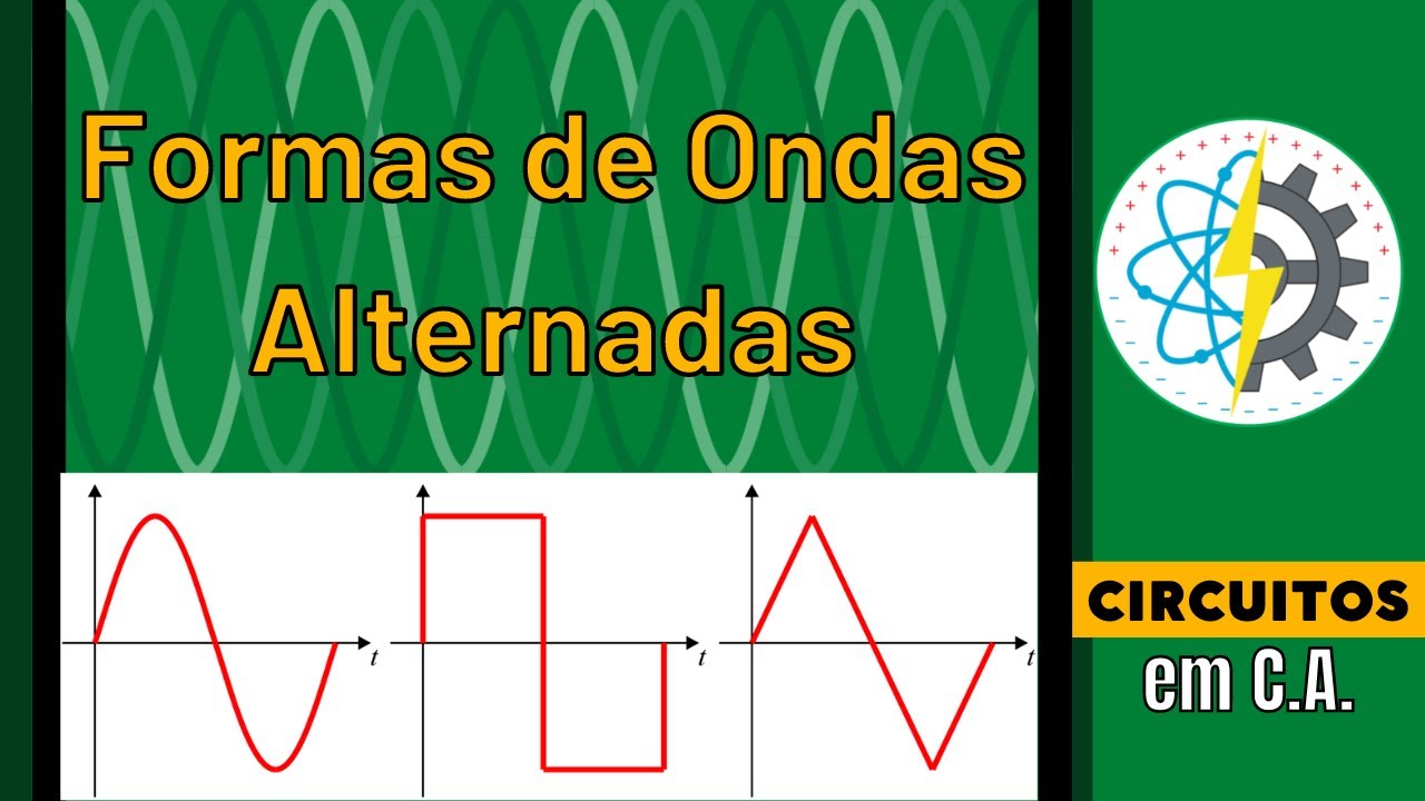 Aula 87 - Introdução à tensão e corrente alternada - Formas de onda alternada