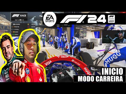 #01 F1 24 CAREER MODE START EPISODE 1 - THE BEGINNING OF A DREAM - BAHRAIN GP FULL 2K 60FPS