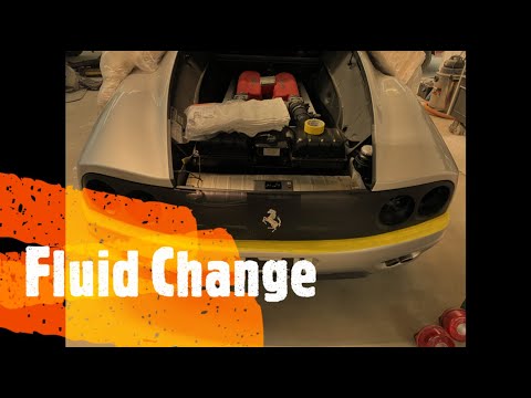 Ferrari 360 Transmission and Engine Oil Change