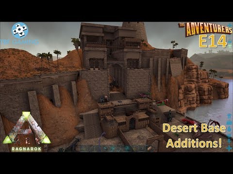 Ark Ragnarok E14 - Desert Wyvern Base - Ark Survival Evolved - Adventurers vs Ragnarok
