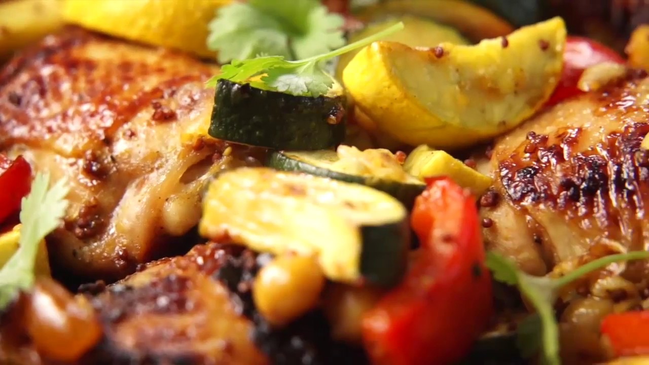 Mango Curry Chicken Thighs