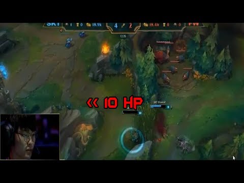 Faker (Taliyah) Miracle survive With below 10HP | SKT vs FW Rift Rivals LCK vs LMS Highlights