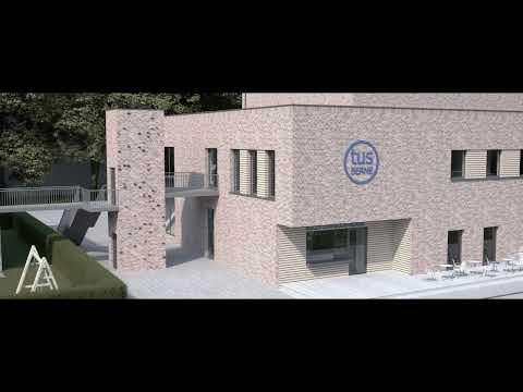 Visualisierung Sportzentrum tus BERNE Stand Juni 2023