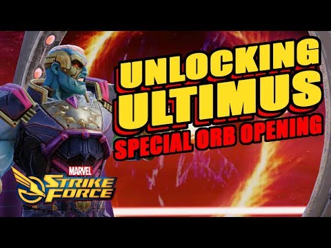 Unlocking Ultimus with a Special Orb Opening - Marvel Strike Force